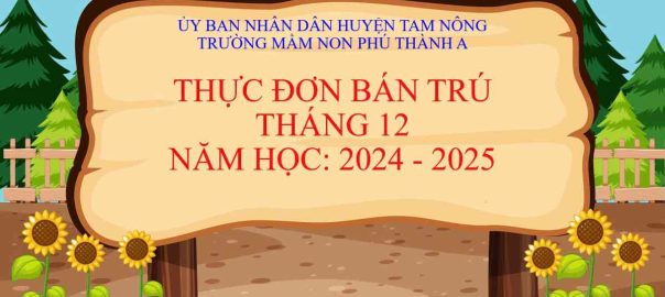 THUC ĐON THÁNG 12